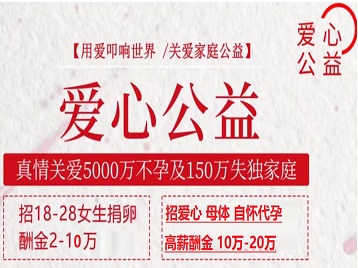 雄县捐卵助孕生子 爱心志愿者招募